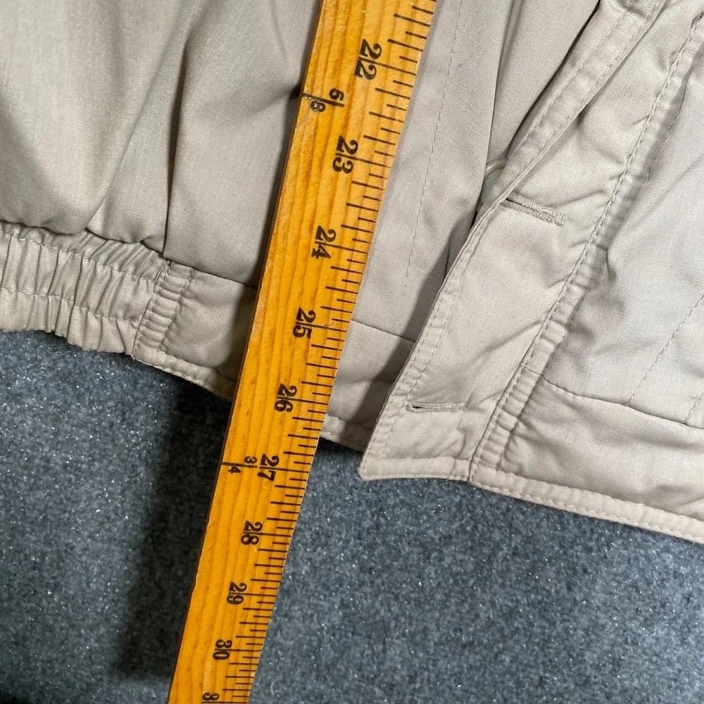 Levi's Vintage 80s Men's Winter Coat Size L‎ Beige Puffer Bomber